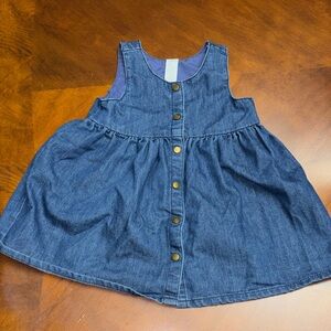 H&M Blue Denim Sleeveless Dress